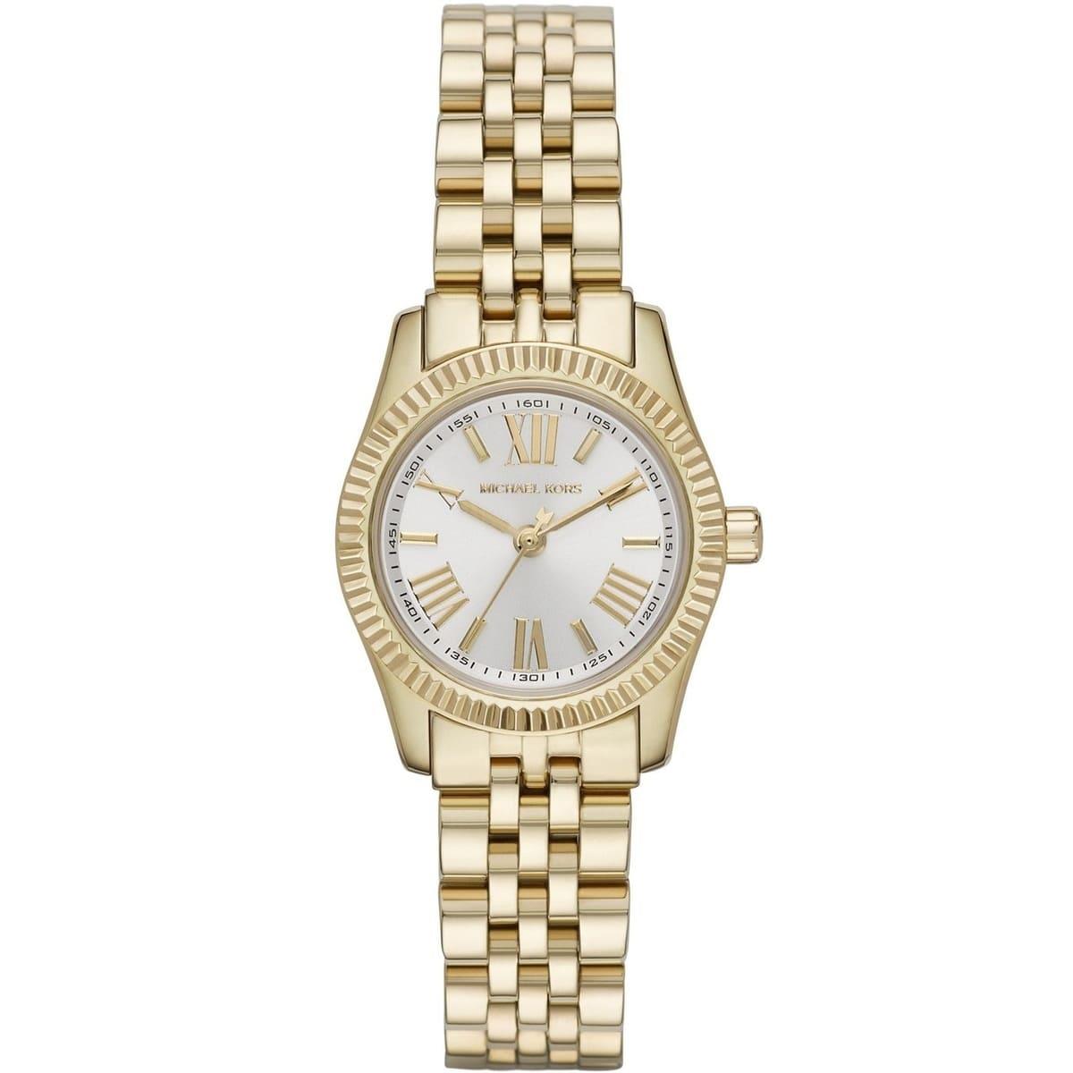 Michael Kors MK3229 Silver Dial Gold-Tone Stainless Steel Ladies Watch Michael Kors MK3229 Silver Dial Gold-Tone Stainless Steel Ladies Watch